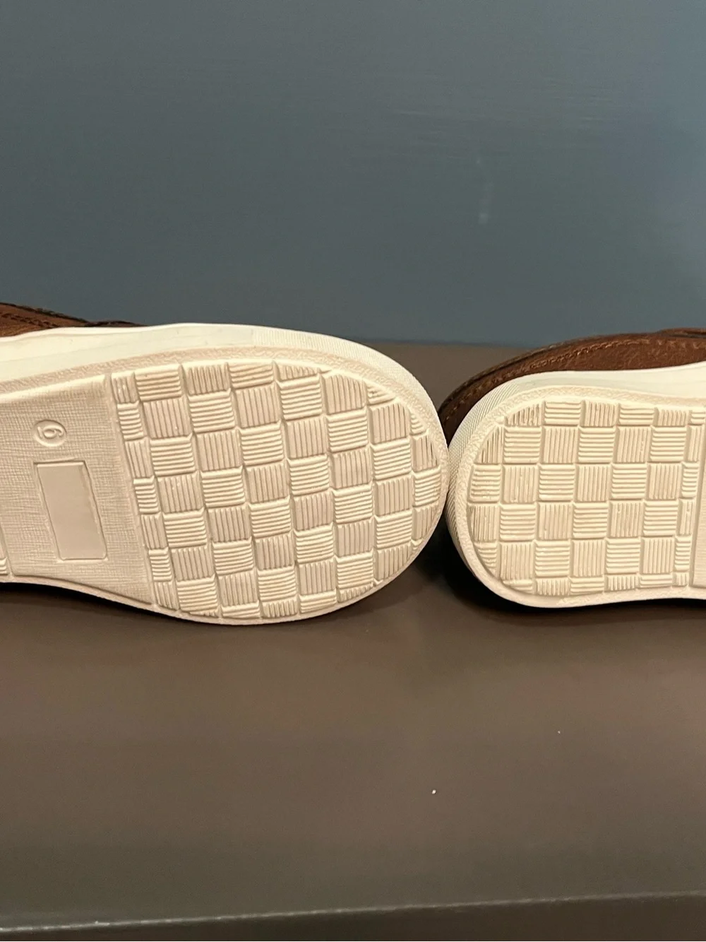 Carter's Brown Slip-On Sneakers with White Sole